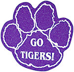 12.5 inch Paw Print Mitt Outlined Pads
